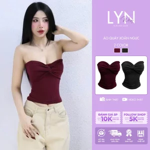 | LYN WEAR| Áo ống/ Quây xoắn ngực Không Mút Chất Cotton Mịn