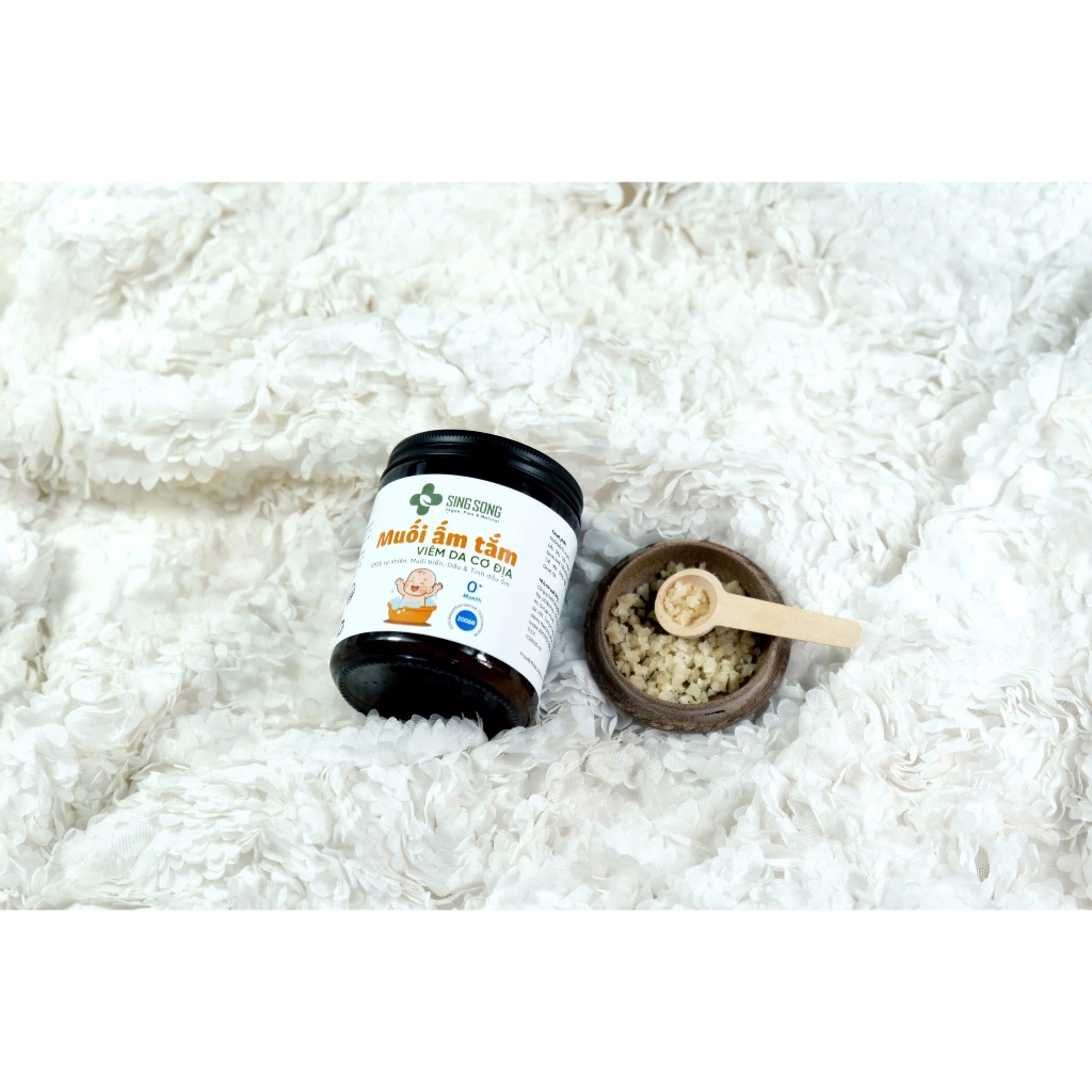 Muối Tắm Singsong. Giữ Ấm cơ thể  Viêm Da Cơ Địa - 200gr