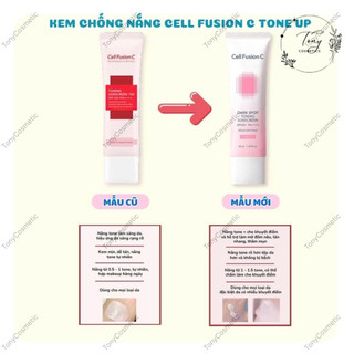 [Công Ty] Kem chống nắng Cell Fusion C hồng 50ml, kem chống nắng nâng tone trắng hồng