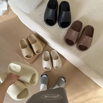 Dép đế bánh mì chống trượt cao cấp, đế dày 5cm Nhẹ thoáng chống nước Co giãn êm chân