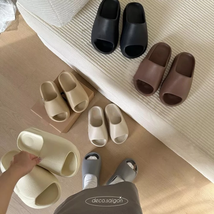 Dép đế bánh mì chống trượt cao cấp, đế dày 5cm Nhẹ thoáng chống nước Co giãn êm chân