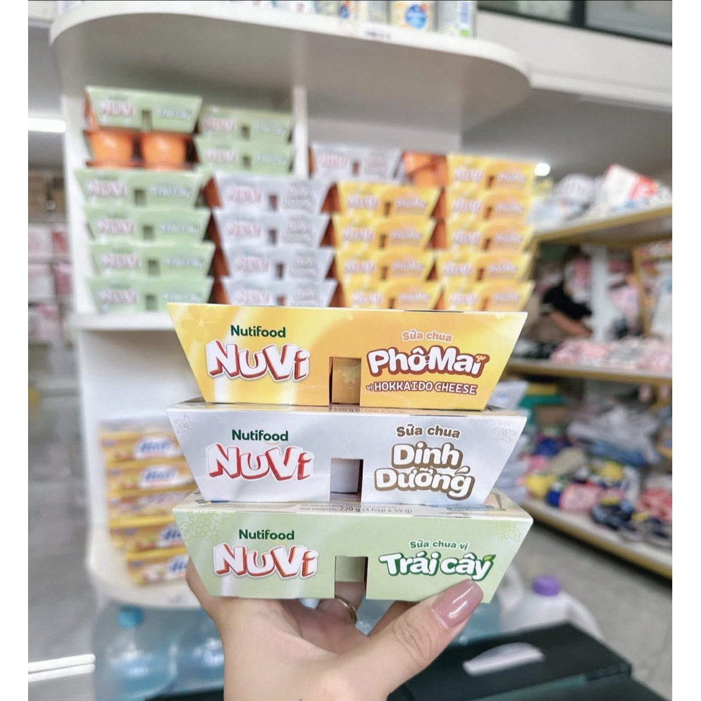 Combo 3 lốc Sữa chua Nuvi đủ vị