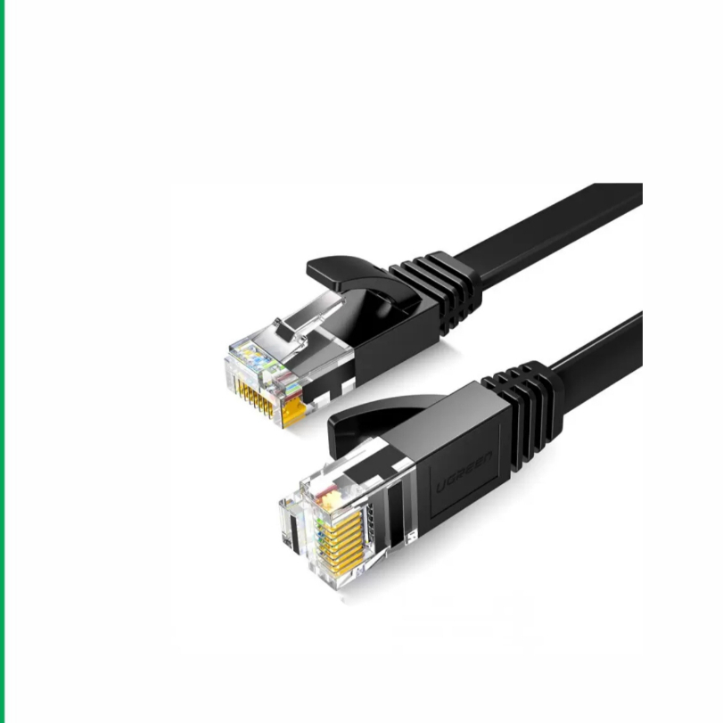 Dây cáp mạng đúc sãn Cat6 UTP Dây Dẹp dài 10M Ugreen (50178)