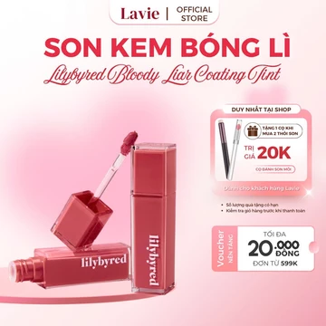 Son Kem Bóng Lì Lilybyred Bloody Liar Coating Tint hiệu ứng môi căng mướt, mềm mại độ bám màu siêu tốt