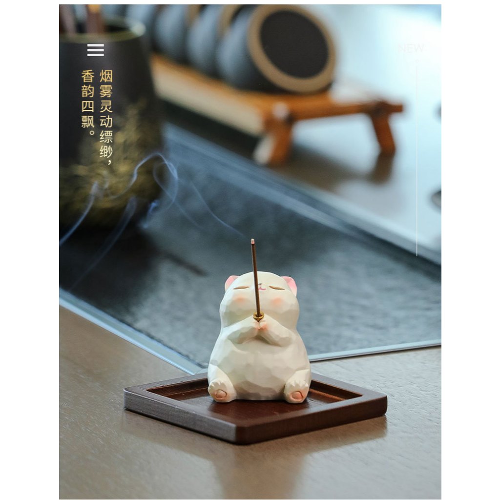 Bộ decor ếch xanh, gấu trúc trang trí bàn làm việc thu hút tài lộc cầu bình an