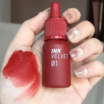 Son Ink 01 Đỏ Gạch, Son Kem Lỳ Ink Velvet Tint Màu 01 Good Brick