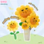 Hoa Hướng Dương Nhồi Bông 65cm, Bông Hoa Hướng Dương Mặt Cười Món Quà Tặng Bạn, Tốt Nghiệp Ý Nghĩa