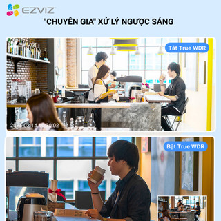 Camera EZVIZ C6N G1 8MP - Góc siêu rộng, Nhận Diện Người và Thú Cưng, True WDR Giảm Chói Sáng, Chạm Gọi Nhanh