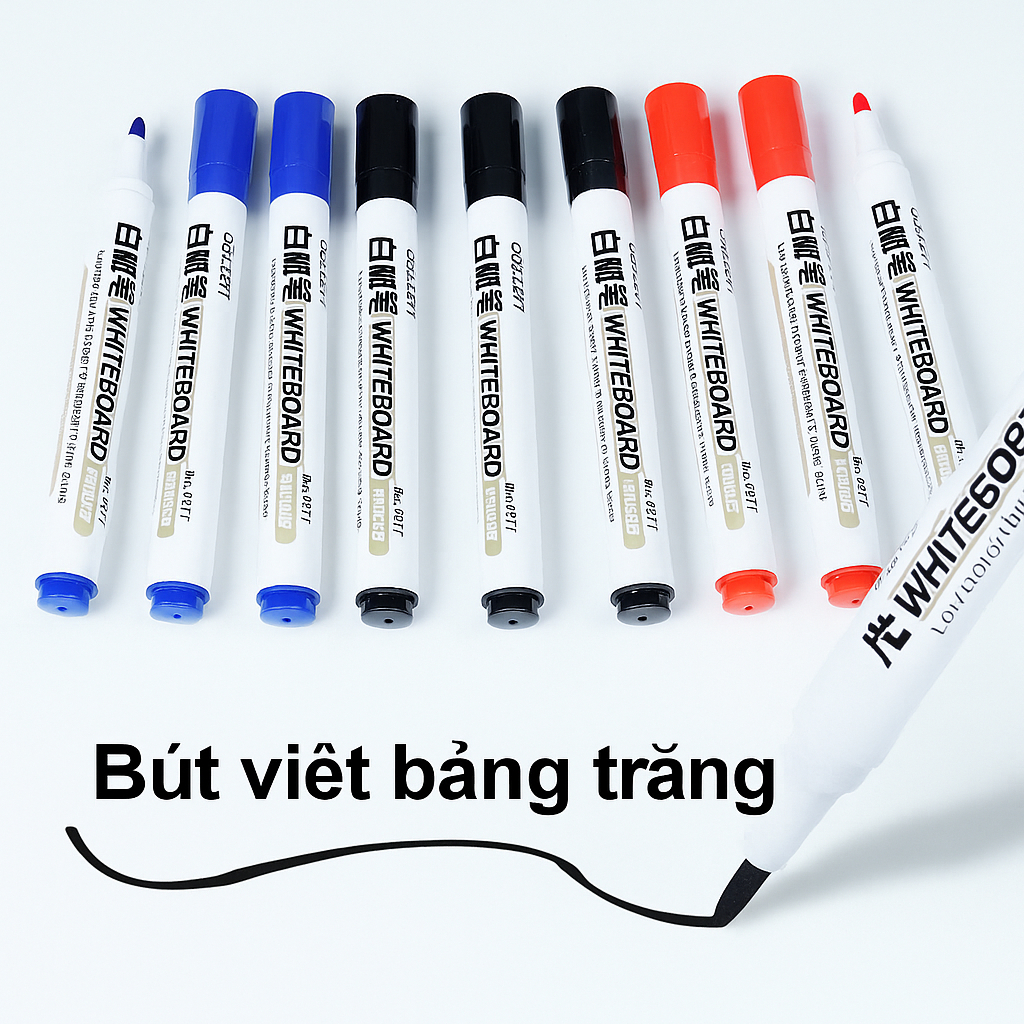 Bút Lông Bảng Trắng Deli Xóa Dễ – Mực Mau Khô, Dễ Lau Sạch, Dùng Cho Học Sinh & Văn Phòng