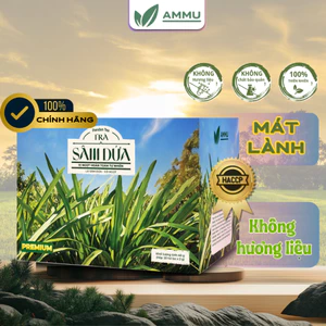 Trà Sâm Dứa Túi Lọc AMMU – Trà Thảo Mộc Hương Thơm Dịu, Dễ Uống Hằng Ngày, Hộp 20 Túi