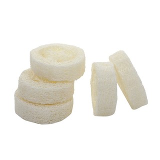 Miếng Xơ Mướp Thiên Nhiên Tròn 5–7cm – Tắm Rửa & Tẩy Tế Bào Chết Dịu Nhẹ