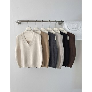Áo Gile Len Nữ Cổ V Lông Thỏ Mềm Mịn Form Vừa 247store Thời Trang Thu Đông Hàn Quốc Gile837