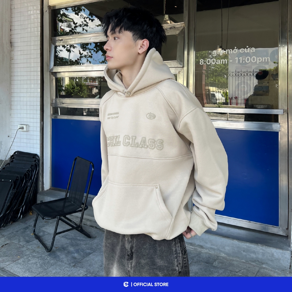 Áo hoodie nỉ bông mùa đông nam nữ Local Brand Chính Hãng City Cycle Áo hoodie Chill Class