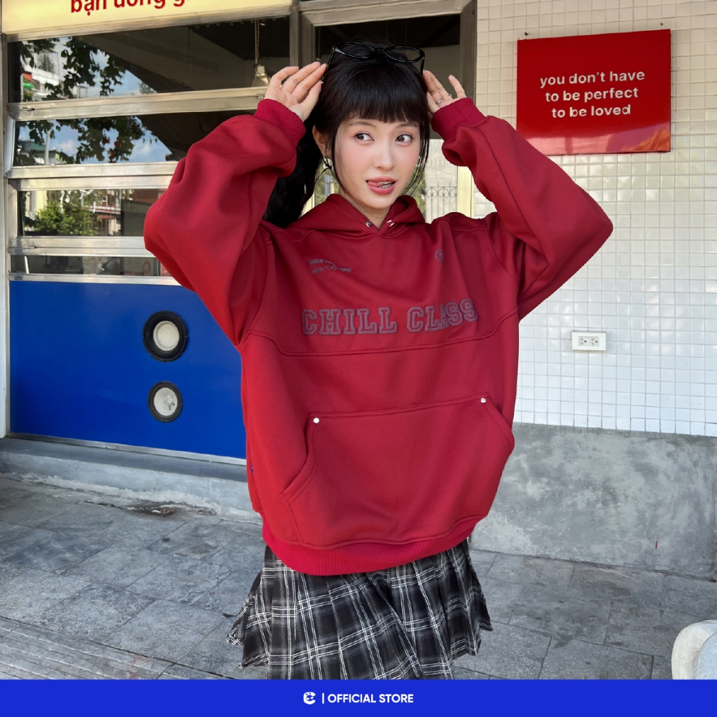 Áo hoodie nỉ bông mùa đông nam nữ Local Brand Chính Hãng City Cycle Áo hoodie Chill Class