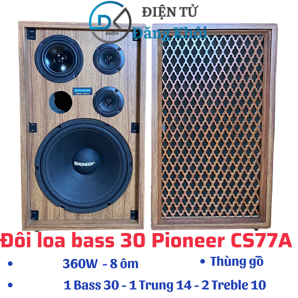 Loa Pioneer Cs77a Pioneer Cs 77a Siêu Phẩm Đôi Loa Cổ Bass 30