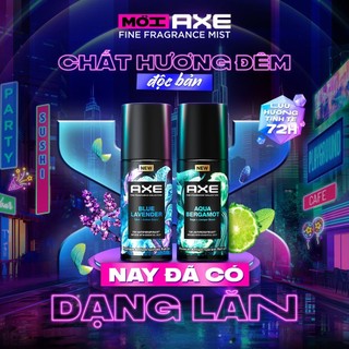 Combo 3 Lăn ngăn mùi hương nước hoa cao cấp AXE 45ml, công nghệ hóa mồ hôi thành mùi hương thơm mát 72h
