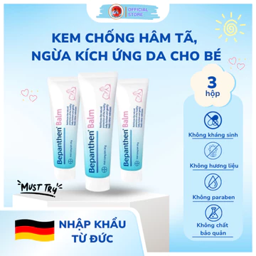 Combo 3-5 Kem chống hăm Bepanthen Balm (dạng kem mỡ) tuýp 30g - Chuyên gia phòng ngừa hăm tã cho bé