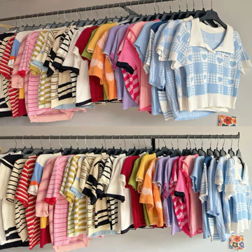 08/08 | Áo mongtoghi 2hand, áo dệt kim, áo ôm body, áo croptop, áo tiểu thư cổ điển vintages y2k có big size