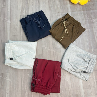 Hàng đẹp- quần baggy thụng nỉ ép Hàn- cạp chun nhiều màu