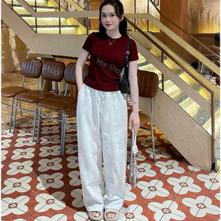 Hàng đẹp- quần baggy thụng nỉ ép Hàn- cạp chun nhiều màu