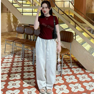 Hàng đẹp- quần baggy thụng nỉ ép Hàn- cạp chun nhiều màu