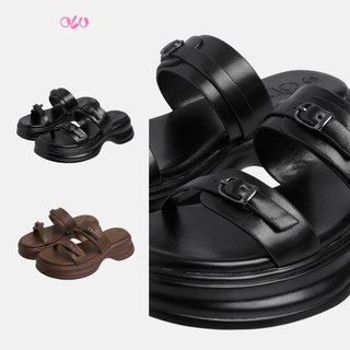 Dép OLV bánh mì quai ngang trẻ trung Rachelie Sandals nhiều màu phù hợp đi chơi đi làm