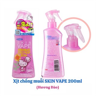 Xịt chống muỗi và côn trùng Skin Vape Nhật Bản 200ml Đuổi muỗi cho bé và người lớn