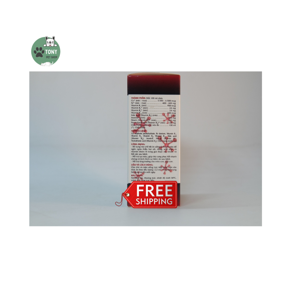 Bổ máu cho chó mèo Vitahem, combo 3 lọ nguyên 100ml