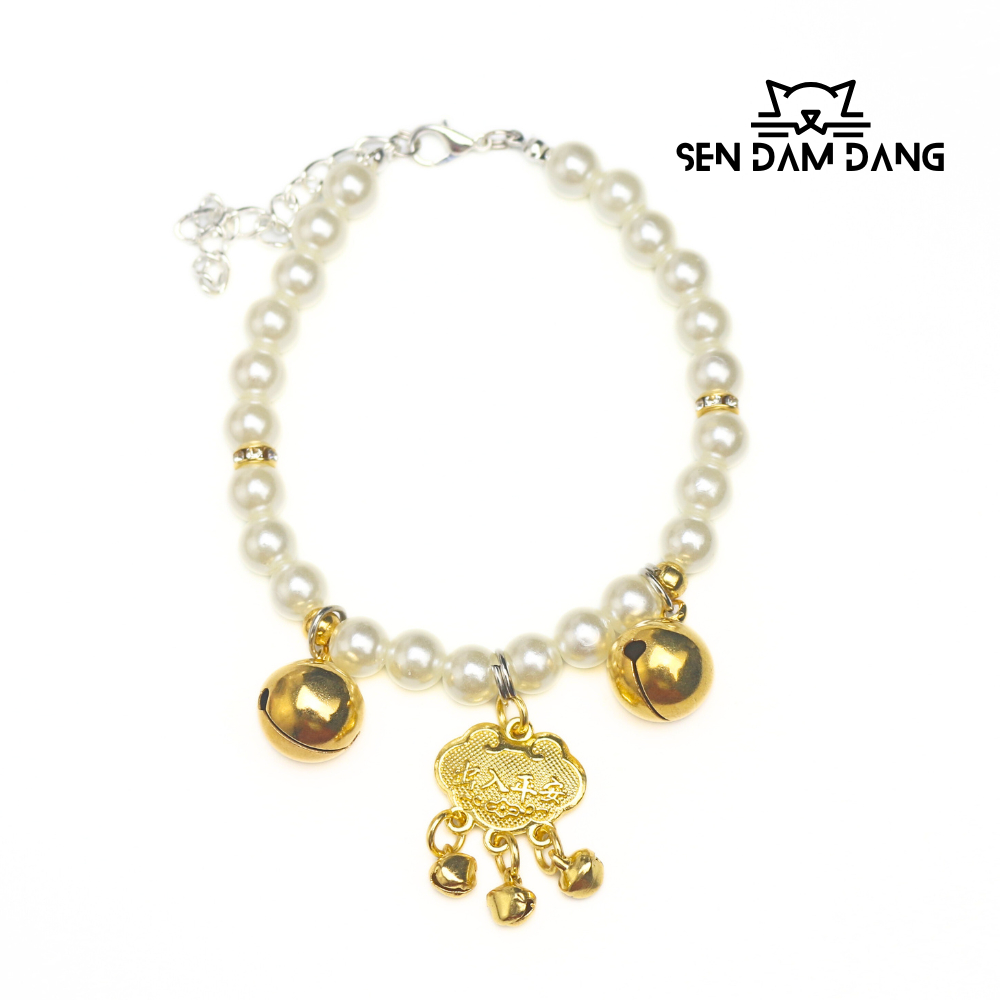 Vòng Cổ Ngọc Cho Mèo - Charm