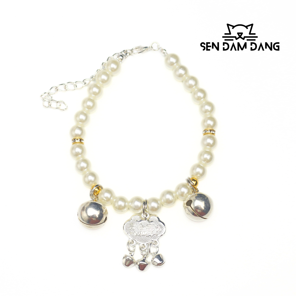 Vòng Cổ Ngọc Cho Mèo - Charm