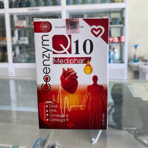 Coenzyme Q10 Mediphar là thực phẩm bổ sung hỗ trợ sức khỏe tim mạch hiệu quả, giúp tăng cường sức khỏe