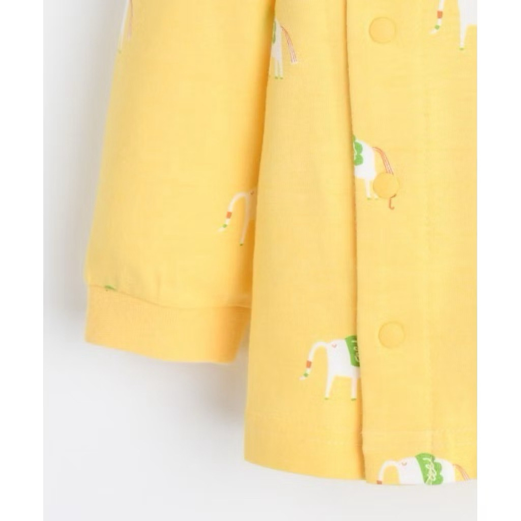 Bộ Moimoln dài tay chất cotton pha rayon mềm mịn có thêu sticker ngực [70-80]