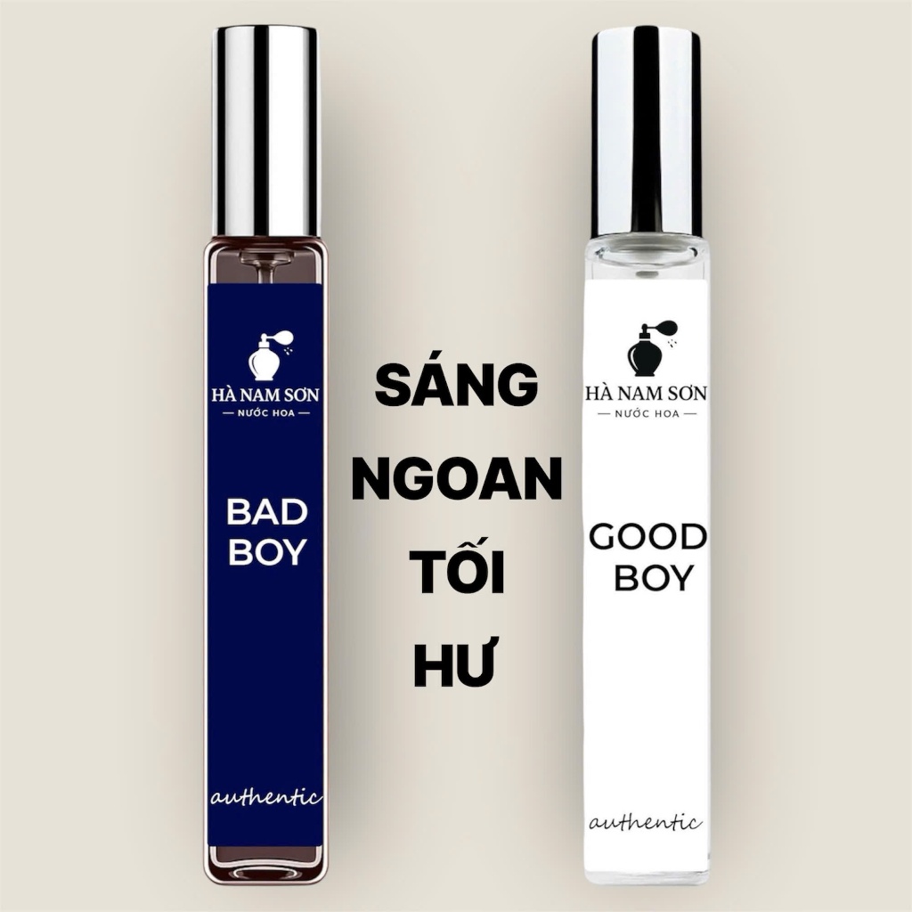 Tinh Dầu Nước Hoa Nam Good Boy Và Bad Boy – Lịch Lãm, Nam Tính, Cuốn Hút – Chai 10ml