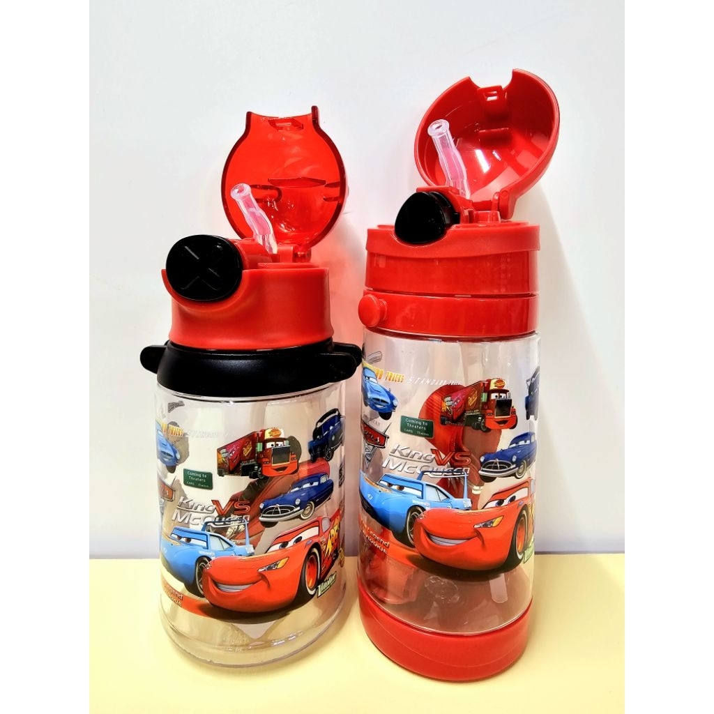 Bình nước nhựa hình Oto Mcqueen cao cấp