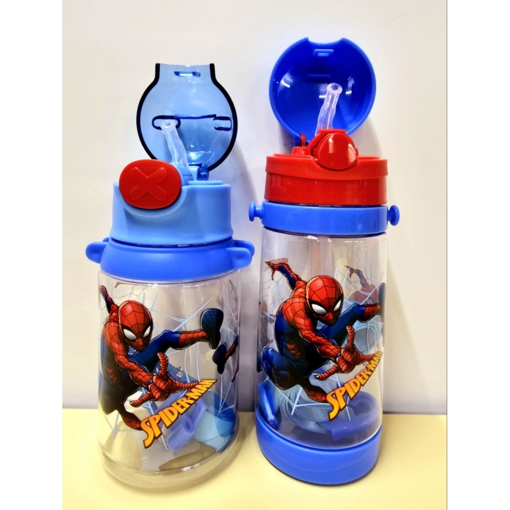 Bình nước nhựa hình Spiderman cao cấp