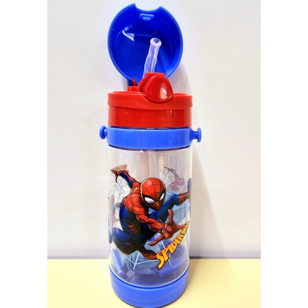 Bình nước nhựa hình Spiderman cao cấp