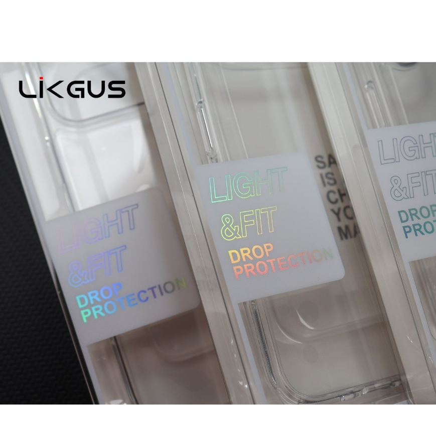 Ốp Likgus trong suốt lưng cứng viền mềm hỗ trợ sạc IPhone 17 16 15 14 13 12 11Promax Pro Plus