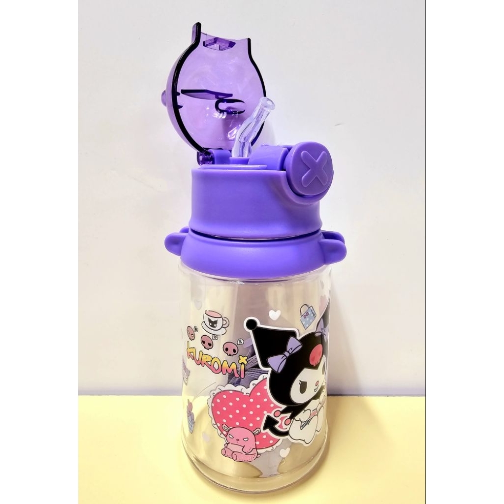 Bình nước nhựa cao cấp Kuromi