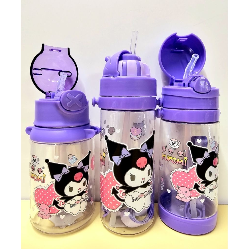 Bình nước nhựa cao cấp Kuromi