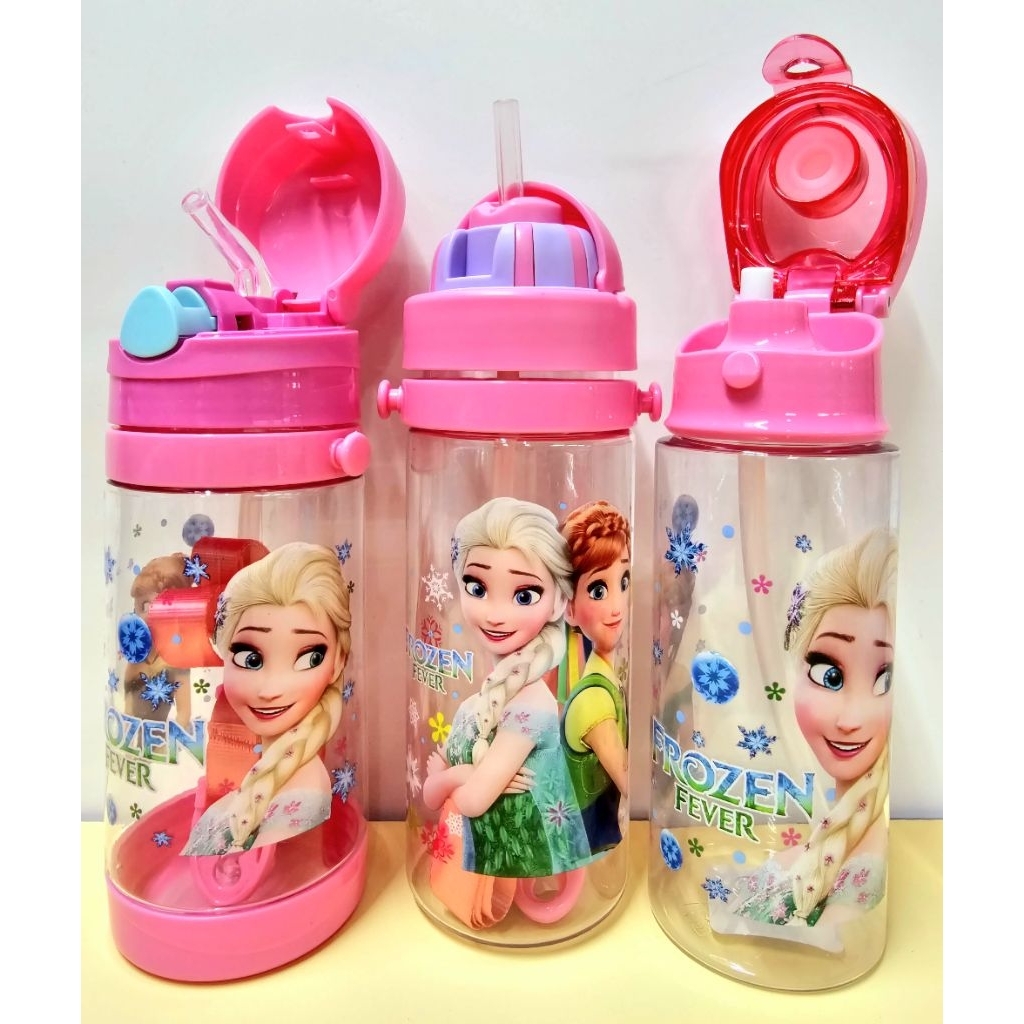 Bình nước nhựa hình Elsa cao cấp