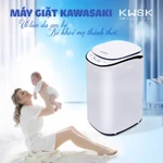 Máy giặt mini PVL - KAWASAKI Mặt kính cường lực, 5kg, giặt, vắt sấy, KT máy 42x45x75cm , KT lòng máy 32x30cm - BH 6 Năm — ảnh 7