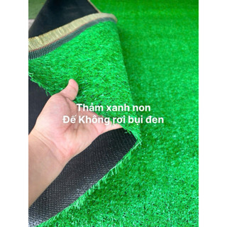 Thảm cỏ nhân tạo xanh non không rơi bụi,Nguyên cây,trang trí xanh đẹp.