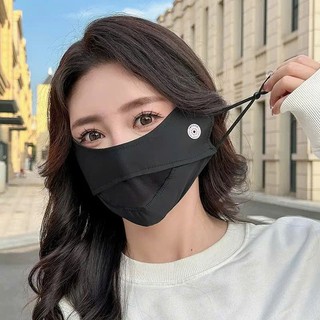 Khẩu Trang Vải Thoáng Khí Có Lưới Trước Miệng – Chống Nắng UV, Bảo Vệ Da, Nam Nữ Dùng Được