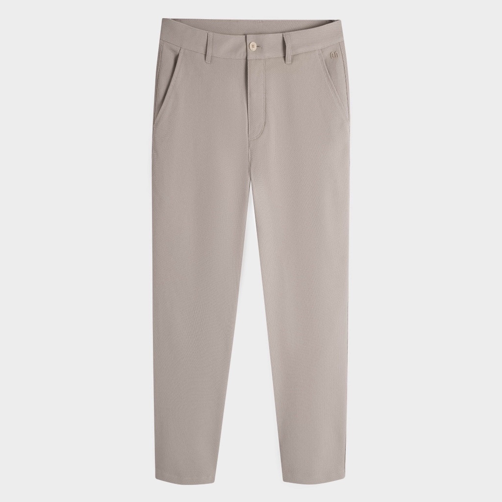Quần Kaki Thời Trang Nam Insidemen dáng suông dệt dobby đứng phom 6KK0470Z
