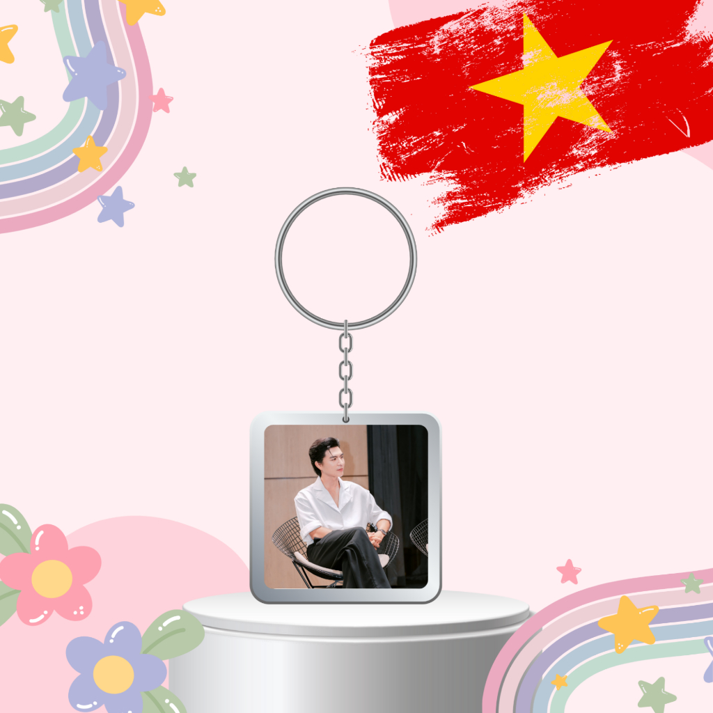 Móc khoá/Keyring diễn viên Steven Nguyễn - Mưa đỏ- Bi Long Đại Ca