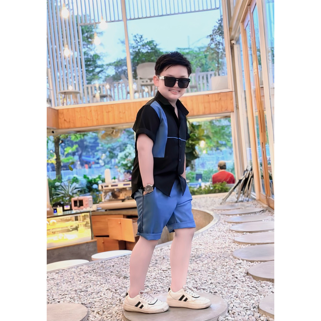 set công tử phối màu cho bé