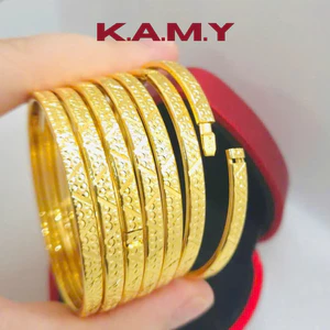 Vòng ximen 7 Chiếc khóa bấm lưỡi gà 7 Ly mạ cao cấp - Trang sức Ximen sang trọng