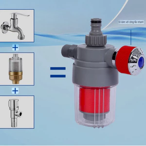 Van vòi nước tích hợp bộ lọc rong rêu, cặn bẩn, rỉ sét cho máy giặt, bình nóng lạnh, vòi rửa, bồn cầu