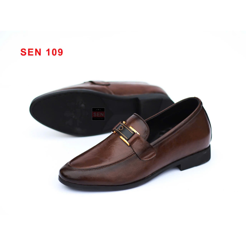 Sen 109 Giày công sở nam da bò cao cấp. Tăng cao 6cm