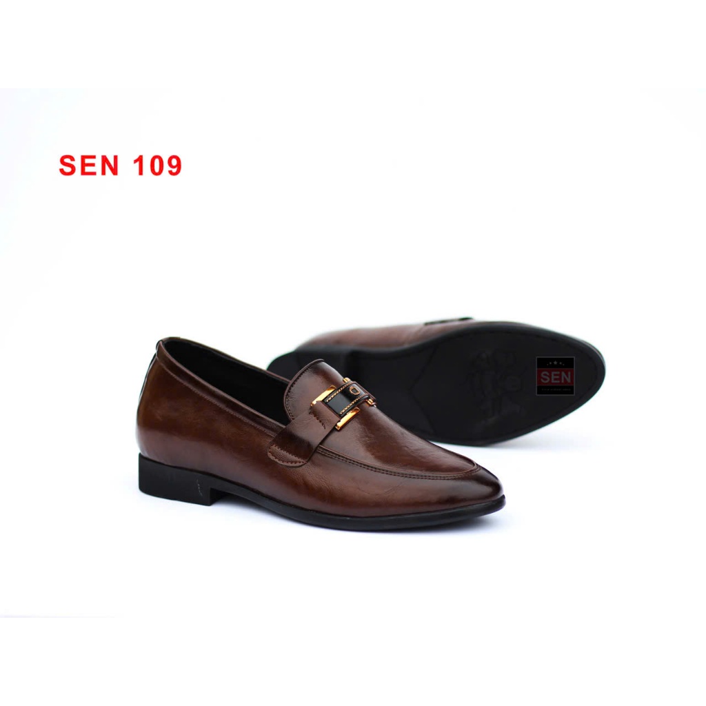 Sen 109 Giày công sở nam da bò cao cấp. Tăng cao 6cm